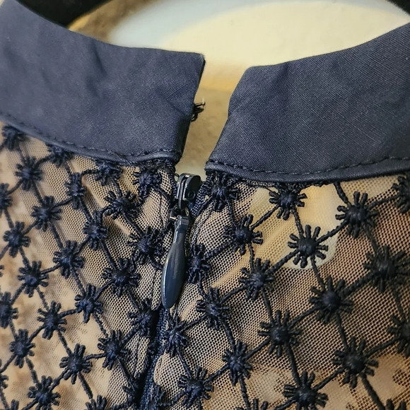 SELF-PORTRAIT Navy Blue Blouse - Picture 13 of 13